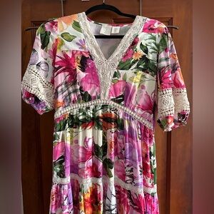 NWOT Joie Floral Maxi Dress XS